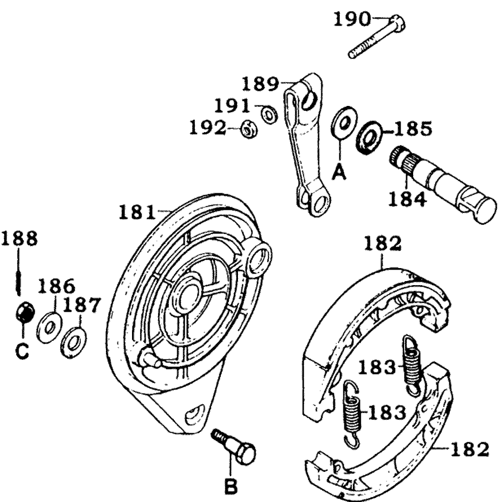 Bremse hinten