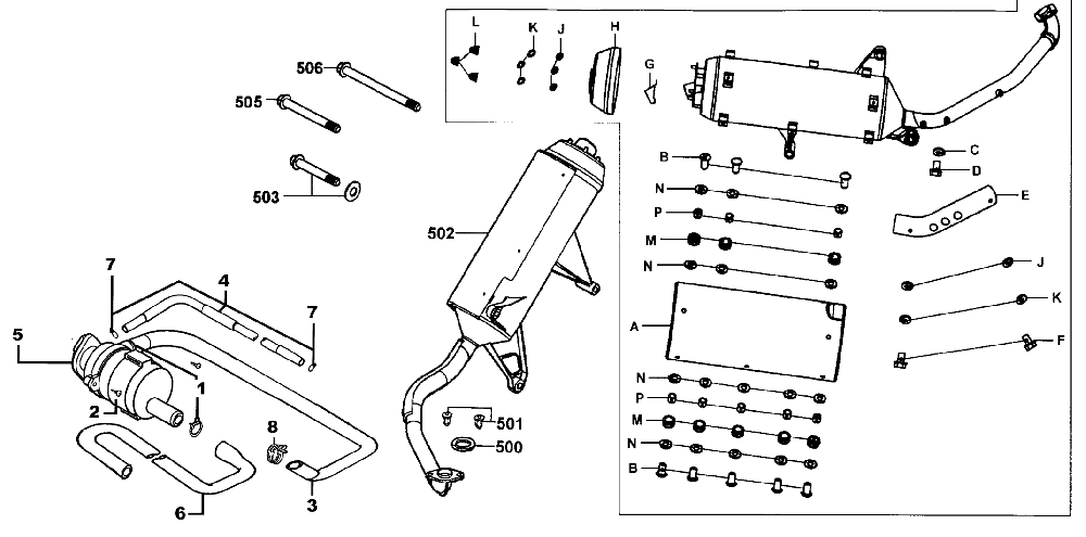 Auspuff & Sekundärluftsystem