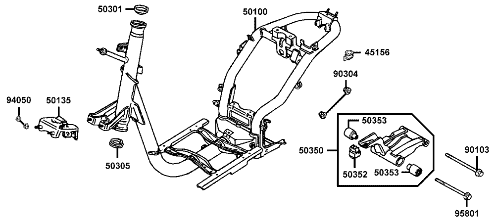 Rahmen & Motorhalter