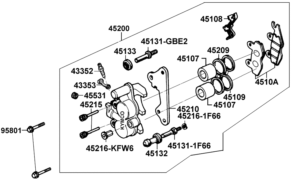 Bremssattel vorne