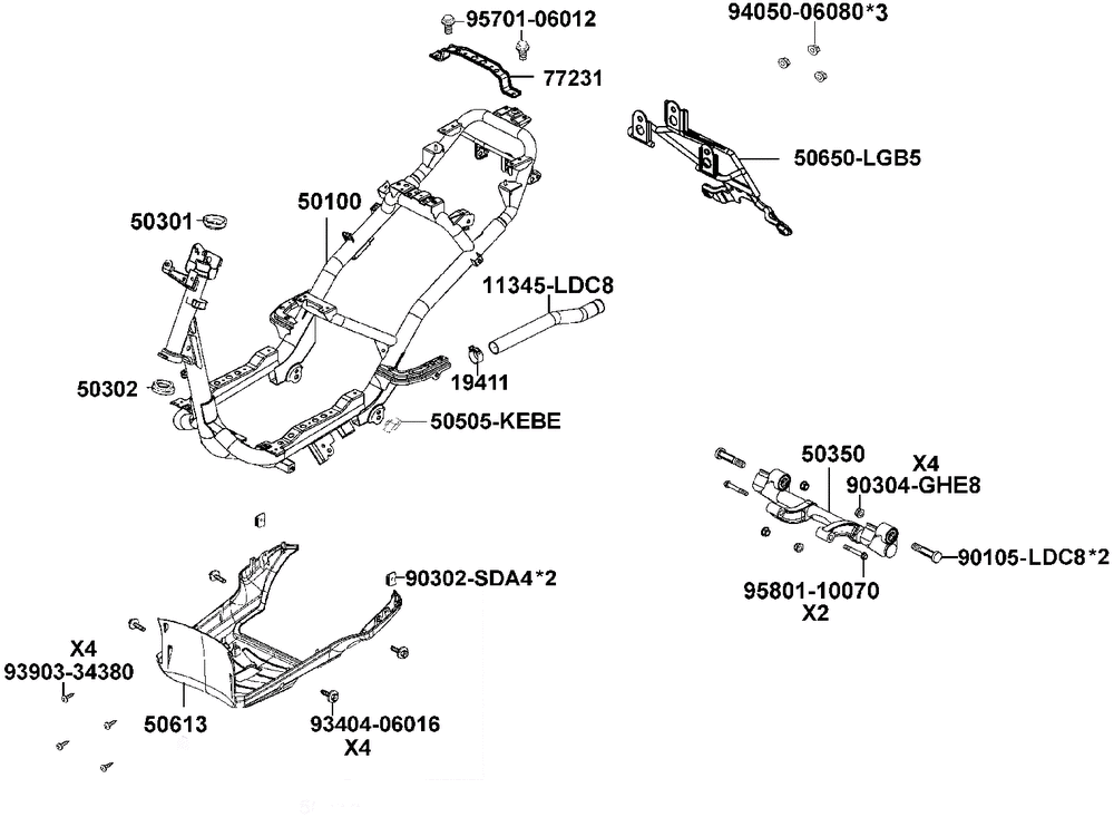 Rahmen Chassis