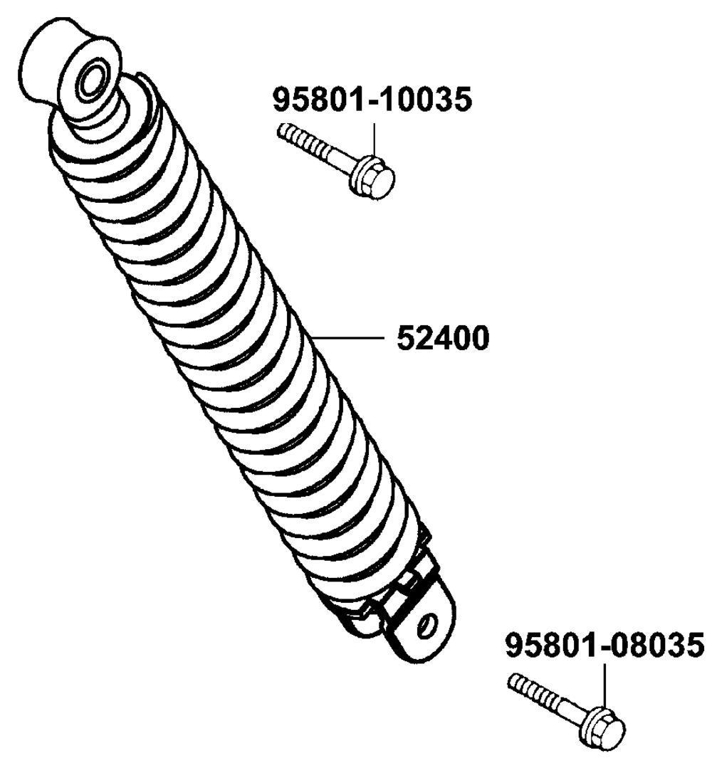 Stossdämpfer hinten