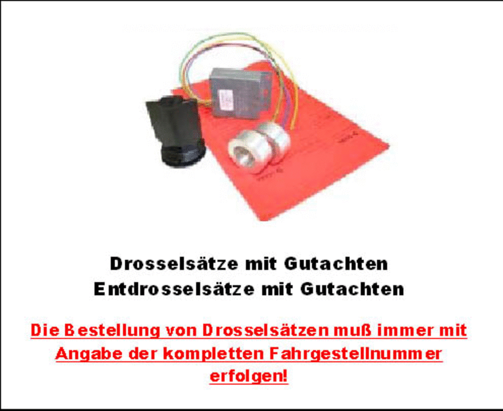 Drossel- / Entdrosselsätze