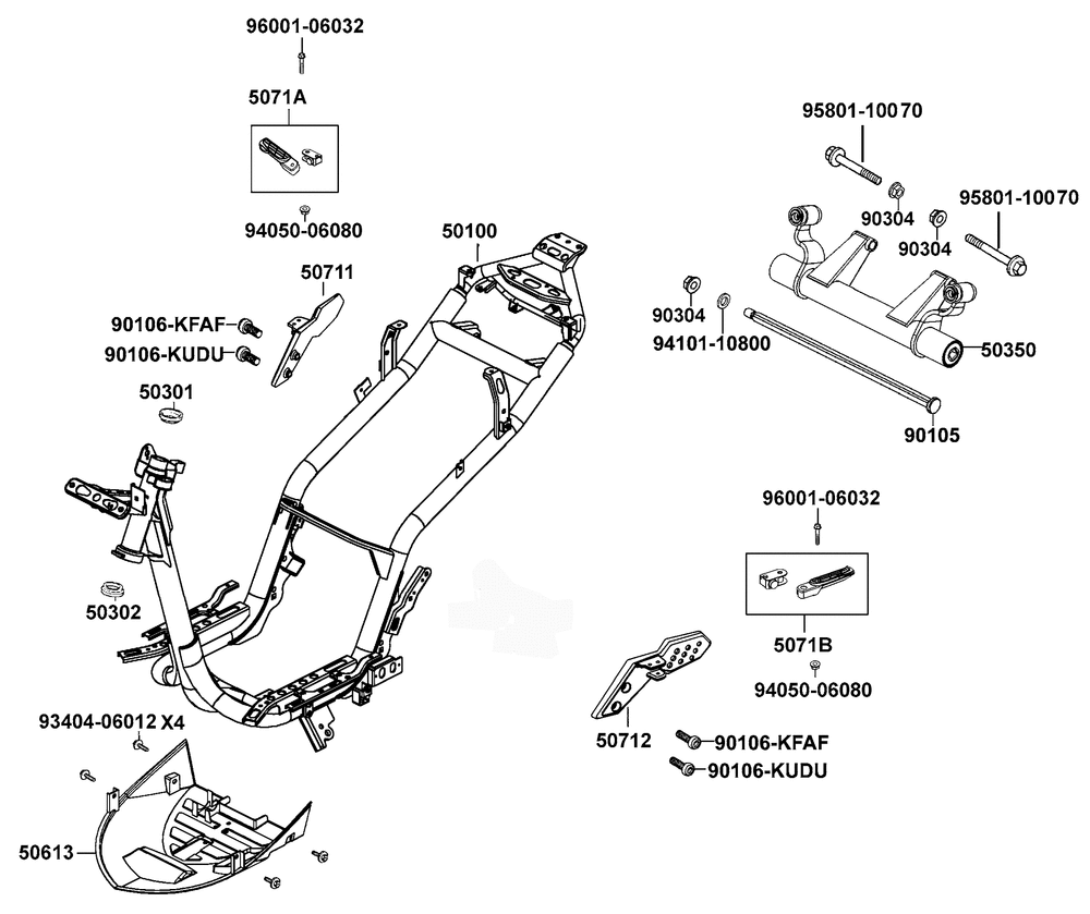 Rahmen & Motorhalter