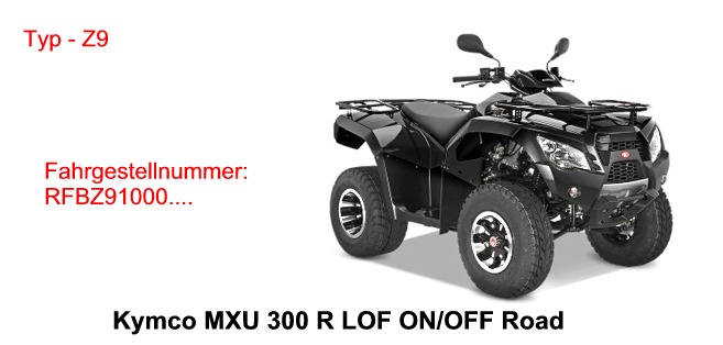 MXU 300 R LOF ON / OFF Road