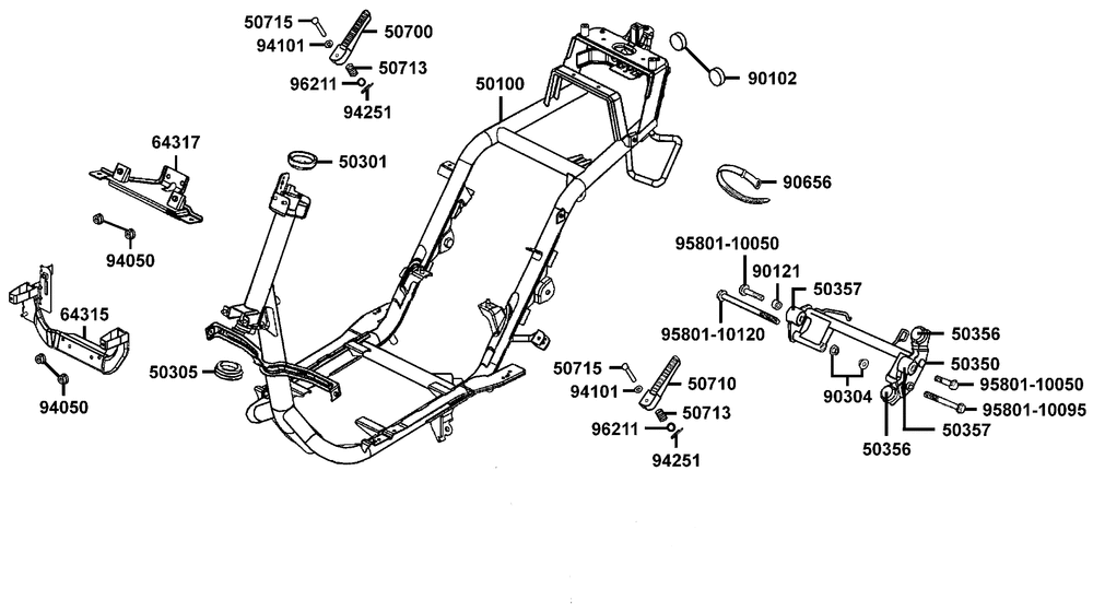 Rahmen & Motorhalter