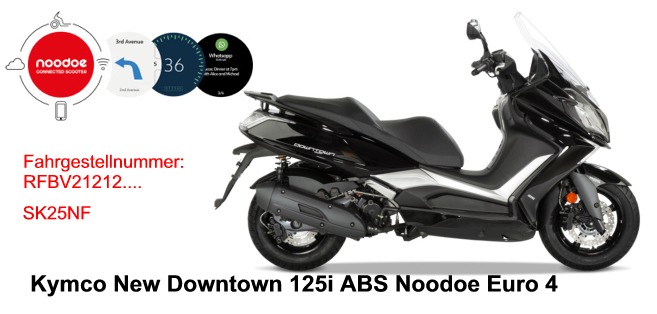 New Downtown 125i ABS NOODOE E4