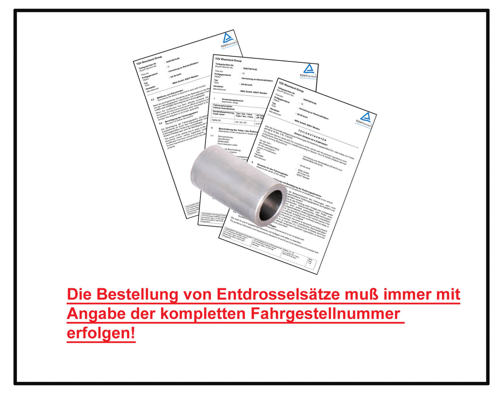 Entdrosselsatz