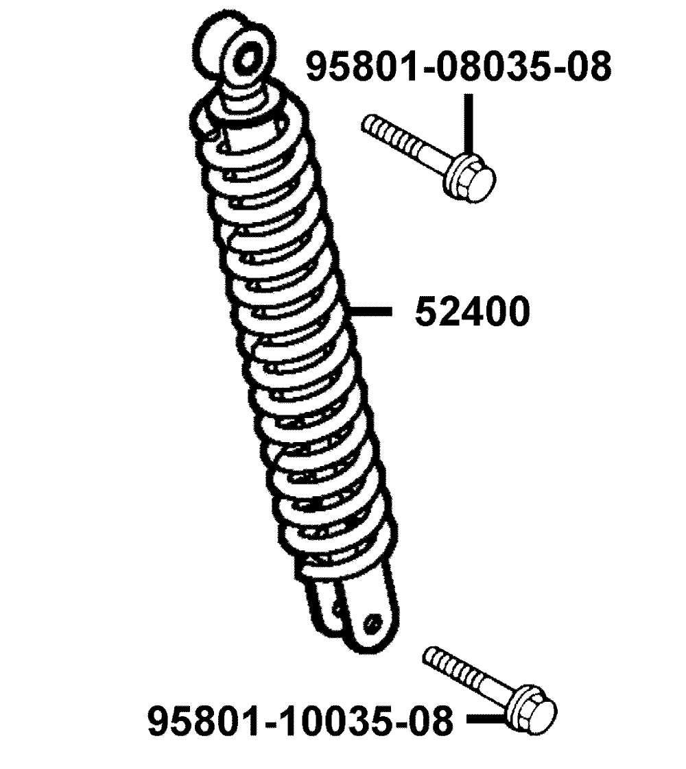 Stossdämpfer hinten