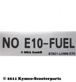 Aufkleber NO E10-Fuel 42 x 13mm