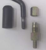 Spiegel links m. Spiegeladapter schwarz/schwarz