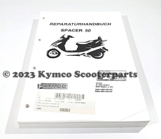 Reparaturanleitung Kymco Spacer 50 - 2Takt - Papierausführung - NEU