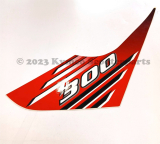 Aufkleber links ( 300 ) für Fzg. Rot - Maxxer 300