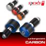 SPEEDS - Lenkergewicht CARBON - Silber (2 Stück)