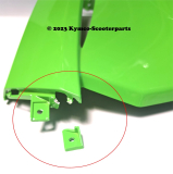 Frontverkleidung links grün - Beschädigt - f. Fzg. schwarz/grün Super 8 50 4T