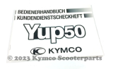 Bedienerhandbuch Kymco Yup 50