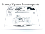 Ersatzteilkatalog MXer 150 - Papierausführung - Januar 2003 - NEU