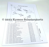 Ersatzteilkatalog MXer 150 - Papierausführung - Januar 2003 - NEU