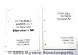 Reparatur-Handbuch und Ersatzteilkatalog Hero 50 - Original - NEU - Papierausführung
