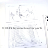 Reparatur-Handbuch und Ersatzteilkatalog Zing 125 - Original - NEU - Papierausführung
