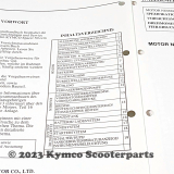 Reparaturanleitung Kymco Spacer 50 - 2Takt - Papierausführung - NEU