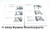 Reparaturanleitung Kymco Spacer 50 - 2Takt - Papierausführung - NEU