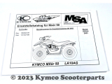 Ersatzteilkatalog MXer 50 - Papierausführung - Januar 2003 - NEU